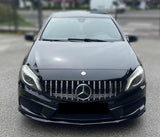 Mercedes Benz A-Class A180 A200 A45 AMG W176 (12-15) Chrome Silver GT-R Panamericana Style Front Bumper Grill Grille Replacement - ELITE GARAGE