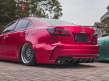Lexus IS250 IS350 - EG Rear Bumper Twin Exhaust with Brake Lights (06-13) - ELITE GARAGE