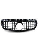 Mercedes Benz A-Class A180 A200 A45 AMG W176 (12-15) Black GT-R Panamericana Style Front Bumper Grill Grille Replacement - ELITE GARAGE