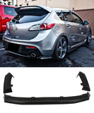 Mazda 3 MPS BL - Rear Bumper Diffuser Lip Apron Dual Exhaust (09-13) - ELITE GARAGE