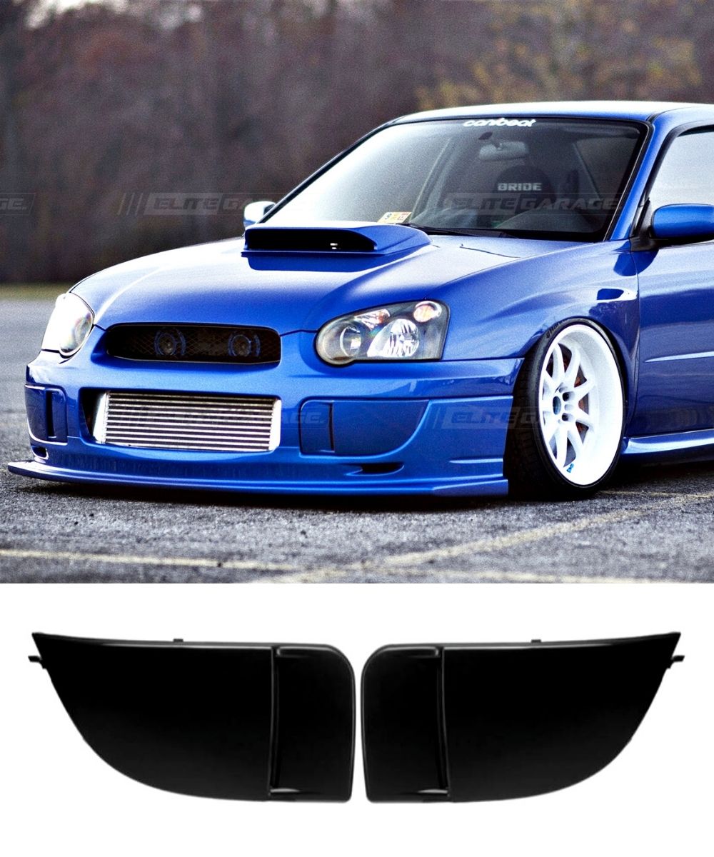 thumbnail image 2 of Front Bumper Fog Light Cover Set For 2011-2014 Subaru Impreza WRX STi | Left & Right, 57731FG290VW 2 of 5