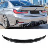 BMW G20 G80 3 Series (Carbon Fiber) Performance P Style Rear Boot Spoiler Lip