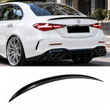 Mercedes Benz C-Class W206 C200 C300 C43 C63 - AMG Style Rear Boot Spoiler Lip