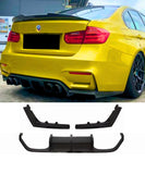 BMW M3/M4 (F80/F82/F83) Rear Diffuser VORSTEINER Style (GLOSS BLACK)