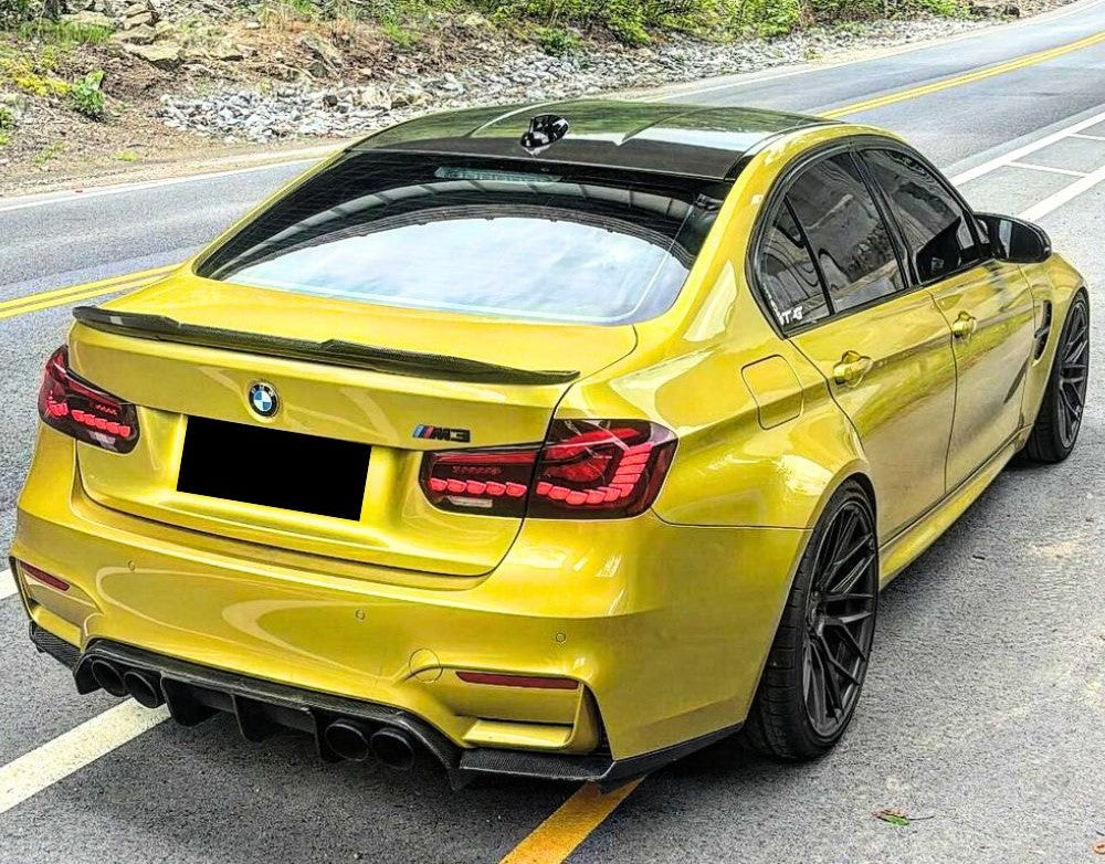 BMW M3/M4 (F80/F82/F83) Rear Diffuser VORSTEINER Style (GLOSS BLACK ...