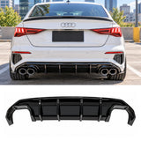 Audi S3 8Y Sedan (2022-2024) - Valance Style Rear Bumper Diffuser