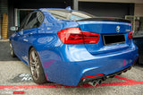 BMW F80 F30 M3 3 Series (GLOSS BLACK) P Style Rear Boot Spoiler Lip - ELITE GARAGE