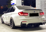 BMW F80 F30 M3 3 Series (CARBON FIBER) P Style Rear Boot Spoiler Lip