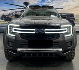 Ford Ranger Everest Next Gen Sport Wildtrak Platium (22-24) XLT Style Front Bumper Grill Grille LED