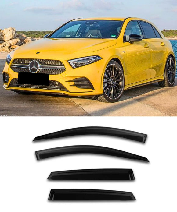 Mercedes Benz A-Class Hatch W177 A200 A250 A35 A45 - Window Visors / Weathershields / Weather Shields