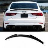 AUDI A3/S3/RS3 8V Sedan (CARBON FIBER) M4 STYLE REAR BOOT SPOILER (13-20)