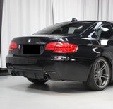 BMW 3 Series E92 Coupe E93 Convertible - Rear Bumper Diffuser Lip (Dual Single Exhausts)