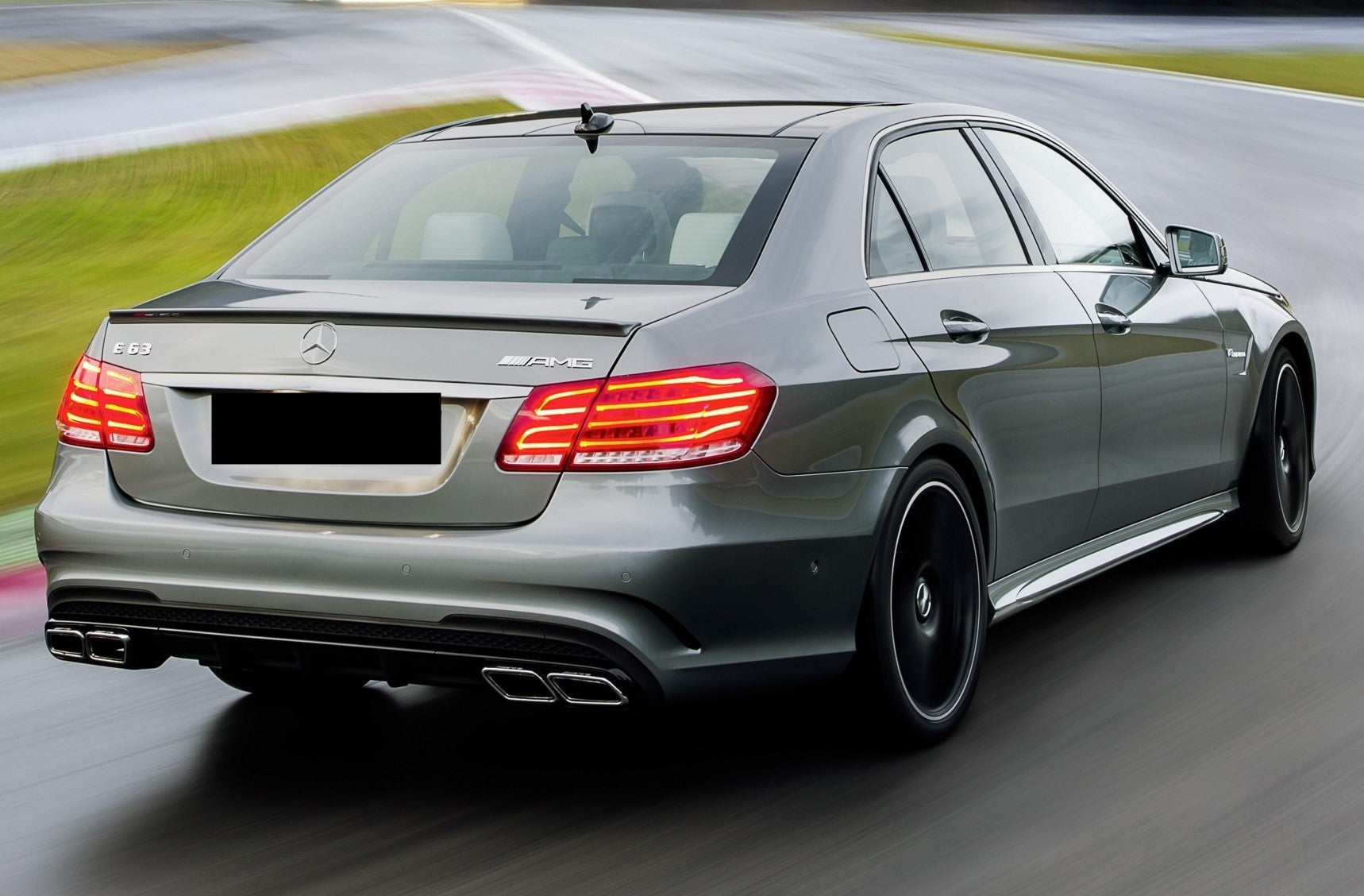 W212 Restyling Mercedes Benz E-Class W212 - E63 AMG Style Rear Boot Spoiler Lip ...