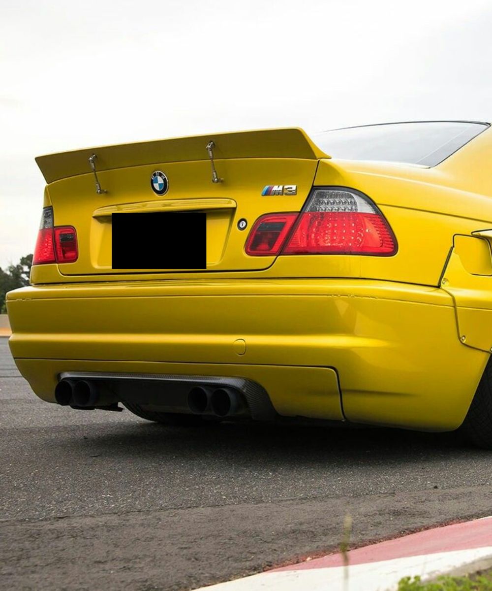 BMW 3 Series E46 Sedan 4 Door - Rear Ducktail Boot Spoiler Lip (1999-2 ...