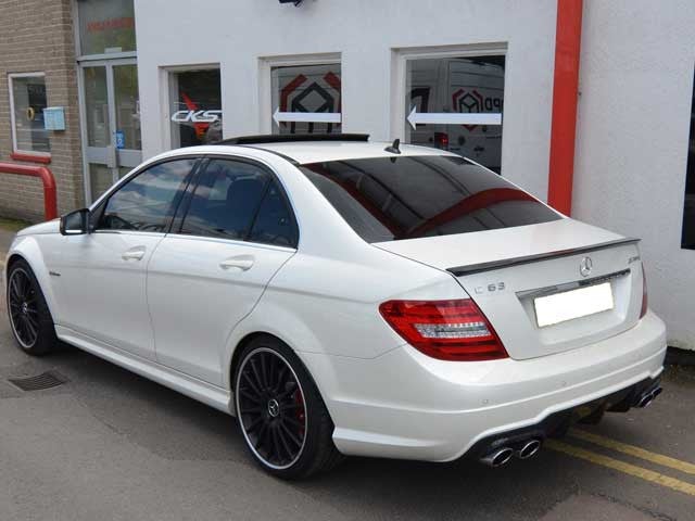 Mercedes Benz C-Class C200 W204 C63 Sedan - AMG Style Rear Boot Spoile ...
