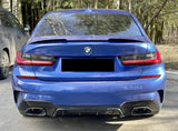 BMW 3 Series Pre LCI G20 Sedan And G21 Wagon M Sport - Rear Bumper Diffuser Lip