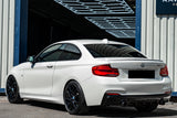 BMW 2 Series F22 Coupe F23 Convertible M Sport - Rear Bumper Diffuser (Dual Single Exhaust)