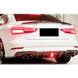 AUDI A3/S3/RS3 8V Sedan (CARBON FIBER) M4 STYLE REAR BOOT SPOILER (13-20)
