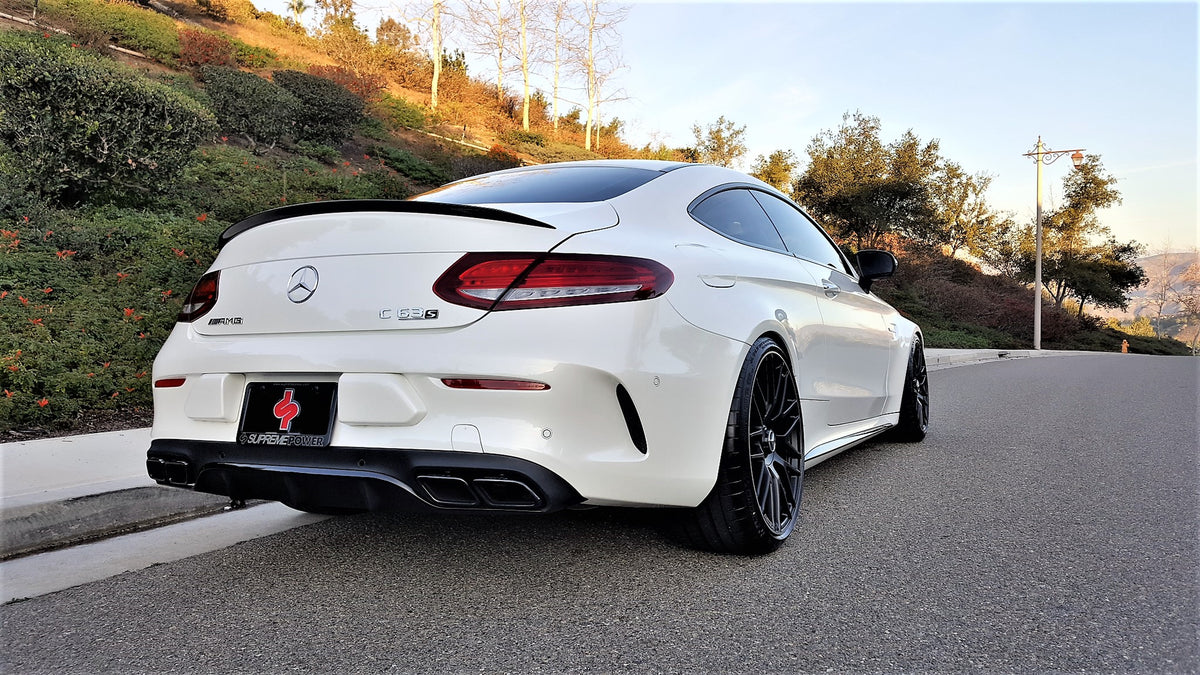 Mercedes Benz C-Class C200 C63s C205 Coupe - AMG Style Rear Boot Spoil ...