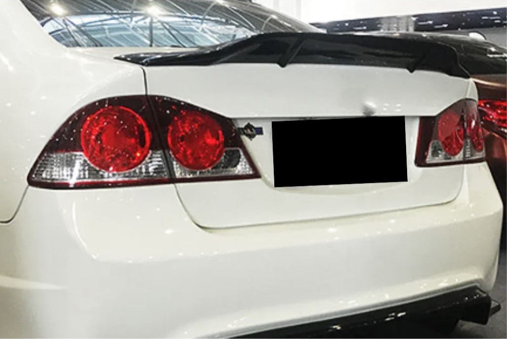 Fd2 Rear Honda Civic FD FD2 - Renntech Style Ducktail Rear Boot Spoiler (06-12 ...