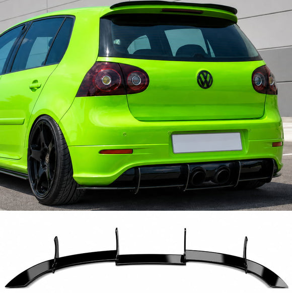Rear Diffuser FOR VW Golf MK5 R32 2005-2009 (GLOSS BLACK)– ELITE GARAGE