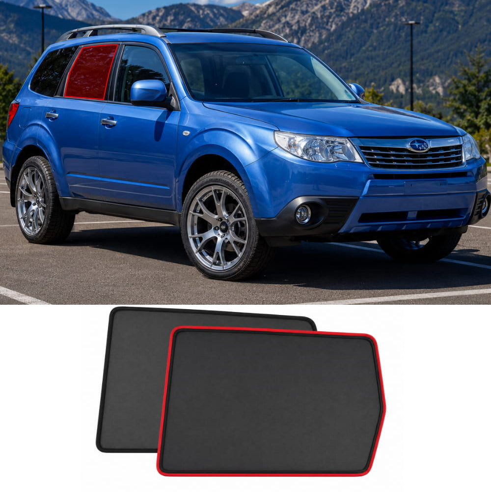 Subaru Forester Rear Window Rear Window Sun Shades FOR Subaru Forester SH 3rd Generation 2008-2013 ...