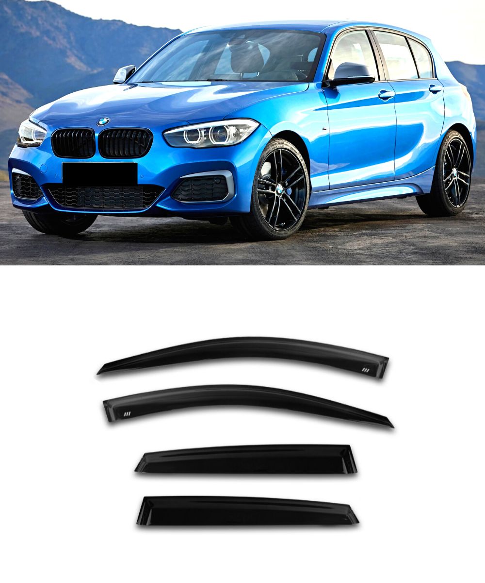 Gloss Black Fits BMW F30 F31 318i 320i Headlight Eyebrow Eyelid Cover Trim 12-18