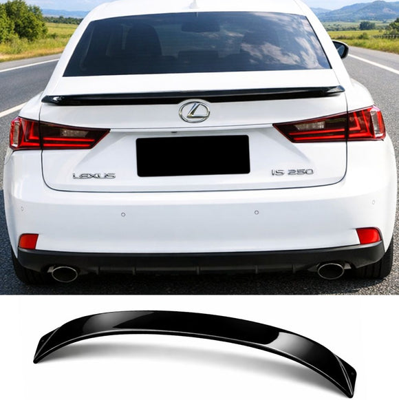 Gloss Black Rear Trunk Boot Spoiler Wing Lip for Lexus IS (2013-2020 ...