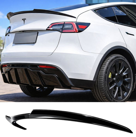 Blade Style Gloss Black Rear Boot Trunk Spoiler for Tesla Model Y (202 ...