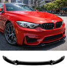 CS Style Front Lip Gloss Black for BMW M3 F80 / M4 F82 F83 2015–2020 - ELITE GARAGE