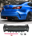 Lexus IS250 IS350 - EG Rear Bumper Twin Exhaust with Brake Lights (06-13) - ELITE GARAGE