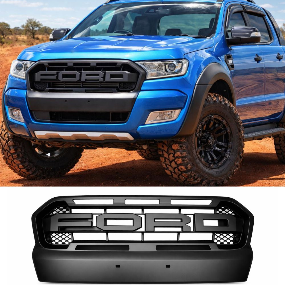 Raptor Style Front Grille FOR Ford Ranger PX2 2015-2018 XLS XLT Wildtr ...