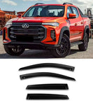 Window Visors Weathershields FOR LDV T60 Dual Cab Pro Max Luxe 2017-2026 - ELITE GARAGE