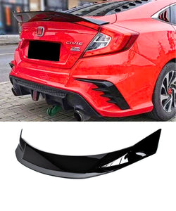 Honda Civic FC Sedan 10th Gen - Rear Boot Spoiler Ducktail (16-22) - ELITE GARAGE