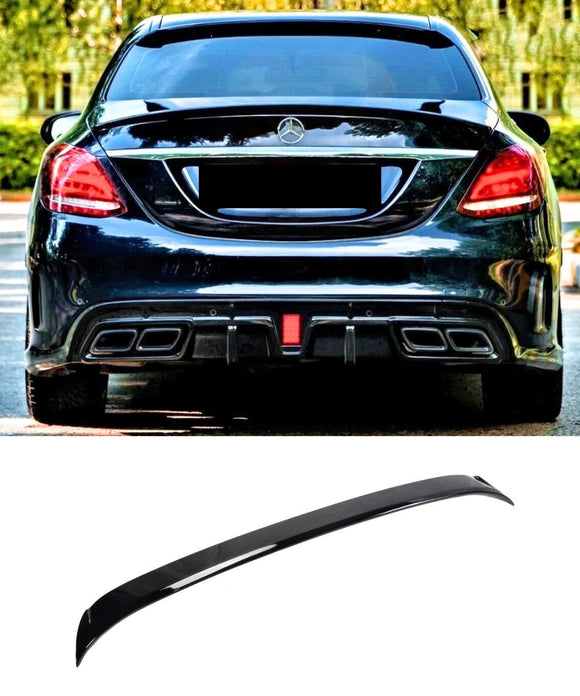Mercedes Benz C-Class C200 C43 C63s W205 Sedan - AMG Rear Roof Window Spoiler