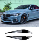 BMW 4 Series F32 F33 F36 M4 - Front Headlight Eyelids Eyebrows Trim