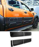 Matte Black Body Cladding Door Protection Kit For Ford Ranger PX1 PX2 PX3 (2012-2022) - ELITE GARAGE