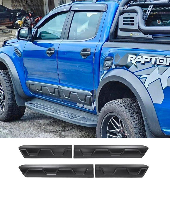 4 Piece Side Body Cladding Door Protector Kit For Ford Ranger PX1 PX2 PX3 (2012-2022) - ELITE GARAGE