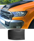 Matte Black Bonnet Scoop Hood Cover for Ford Ranger PX2 PX3 T7 T8 2015-2022 - ELITE GARAGE