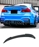 BMW F80 F30 M3 3 Series (Carbon Fiber) CS Rear Boot Spoiler Lip - ELITE GARAGE