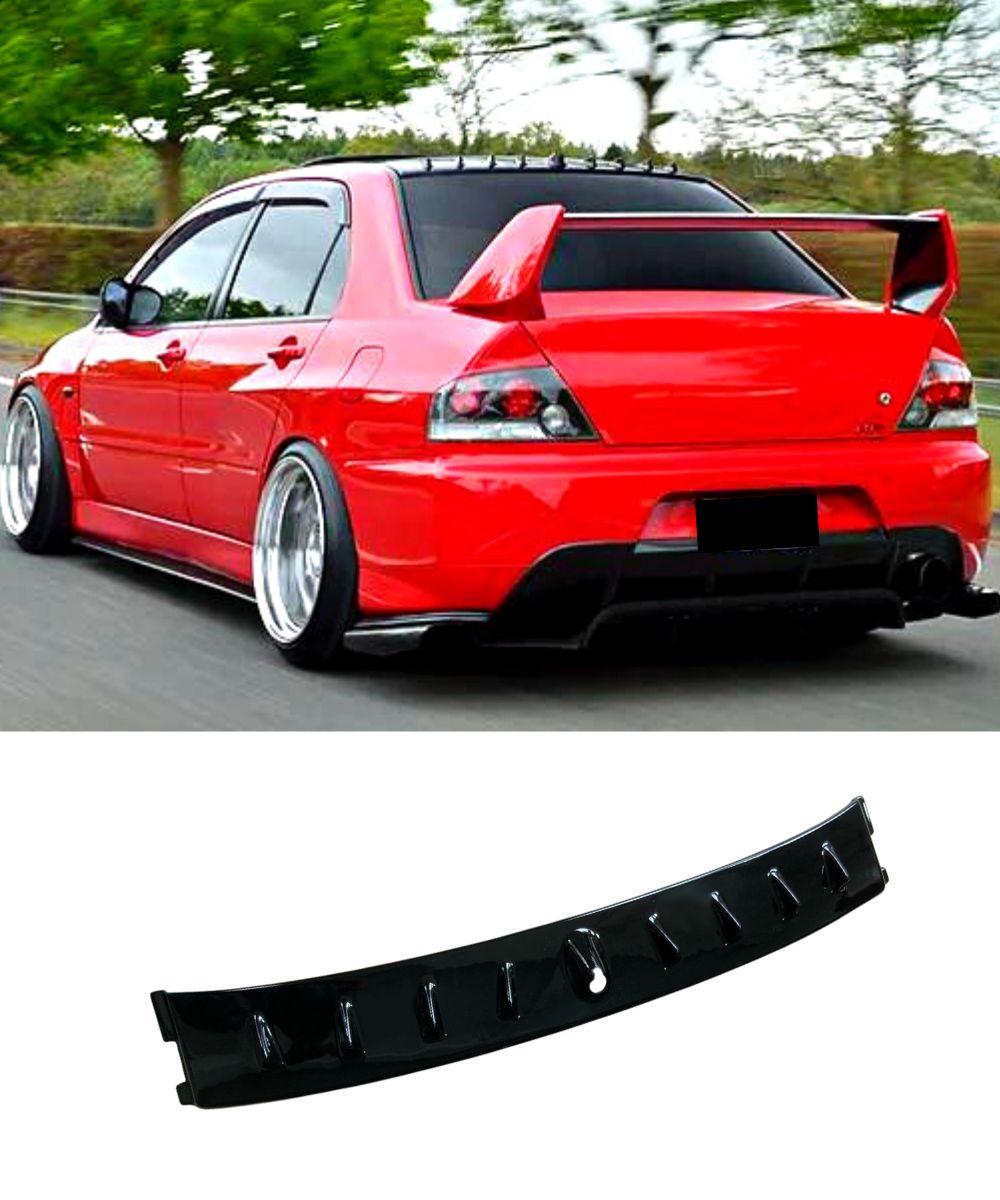 (GLOSS BLACK) Mitsubishi Lancer EVO 7/8/9 - Rear Roof Fin Vortex ...