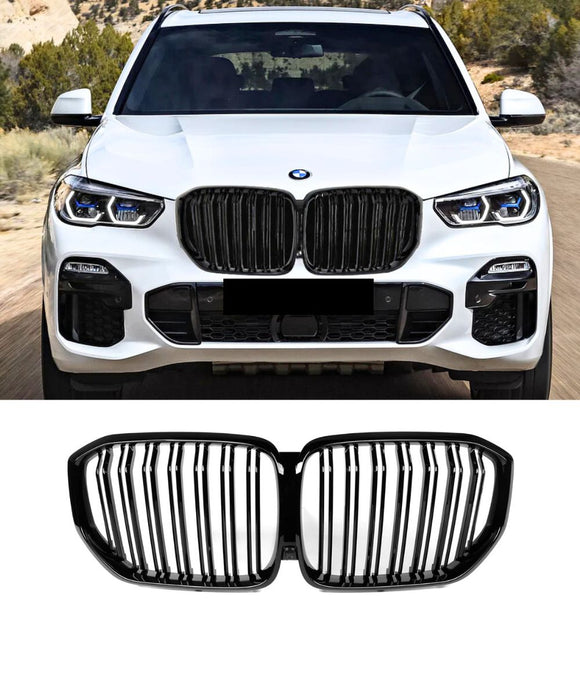 BMW X5 G05 Pre-LCI (GLOSS BLACK) X5M Style Front Kidney Grille