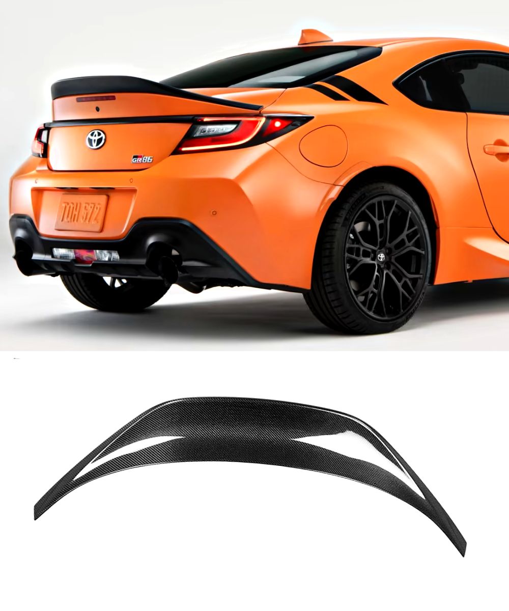 Trd Rear Boot Toyota GR86 / Subaru BRZ - (Carbon Fiber) Rear Boot Spoiler (TRD Style ...