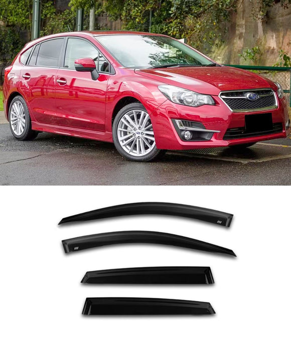 Subaru Impreza G4 Hatch (14-16) Window Visors / Weathershields / Weather Shields