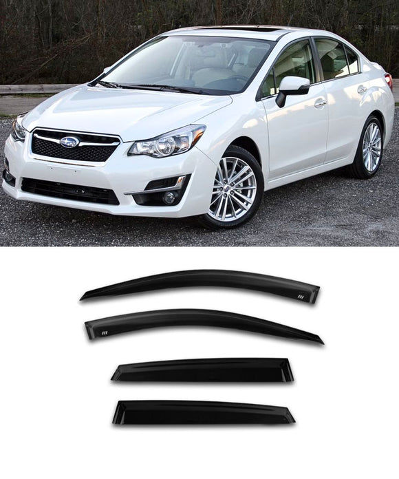 Subaru Impreza G4 Sedan (14-16) Window Visors / Weathershields / Weather Shields