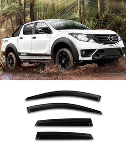 Mazda BT-50 BT50 Dual Cab (12-20) Window Visors / Weathershields / Weather Shields - ELITE GARAGE