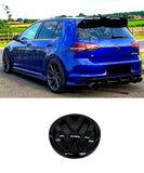 Volkswagen Golf GTI R MK7 - Front & Back Badges (GLOSS BLACK) - ELITE GARAGE