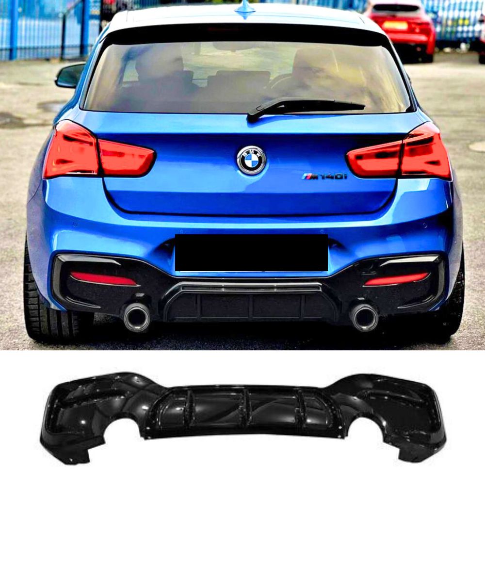 BMW 1 Series F20 F21 LCI M Sport (Gloss Black) MP Performance Rear ...