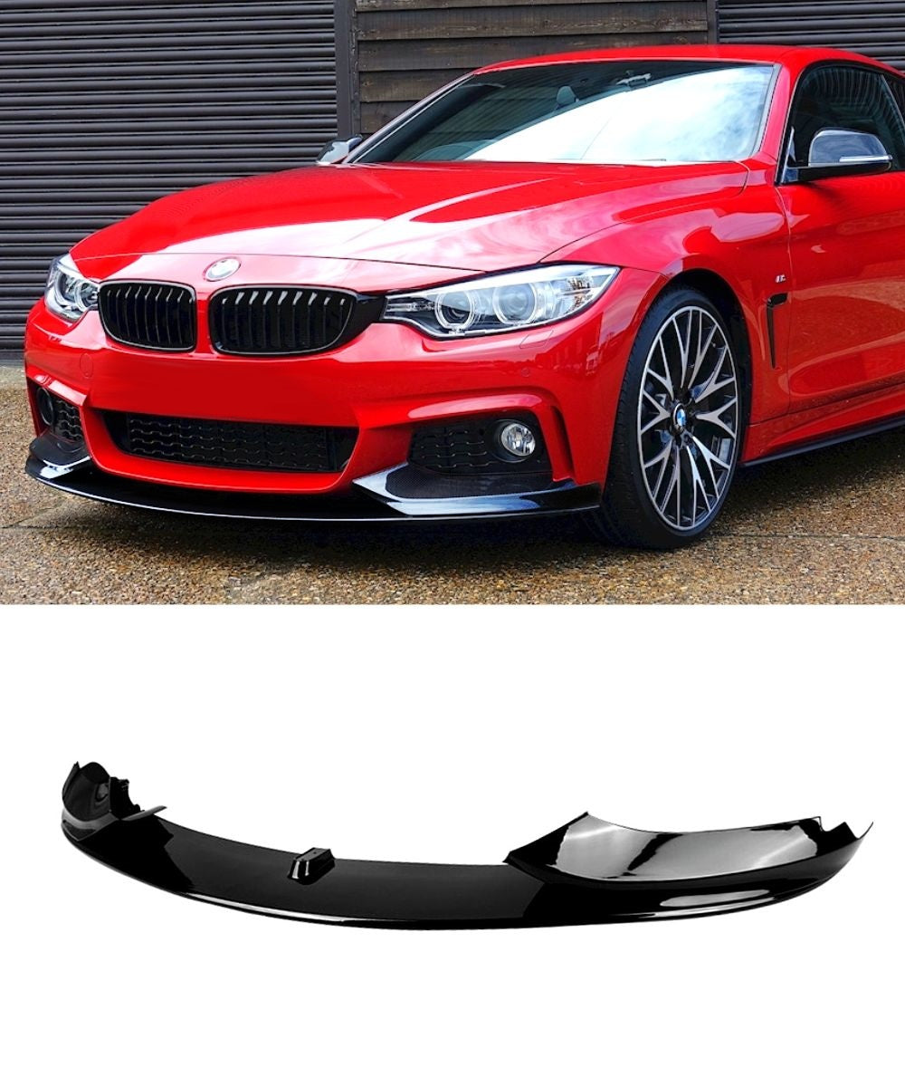 Car Front Bumper Lip Spoiler Splitter Compatible For BMW 4-Series Car Front Bumper Splitter Diffuser Cover Spoiler Lip For BMW F32 F33 F36 4  Series 420i 425i 430i 440i M440i 2014-2020 MP Style - AliExpress