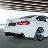 BMW 4 Series F32 435i 440i - M Performance Rear Diffuser Lip (Dual Single Exhaust) - ELITE GARAGE